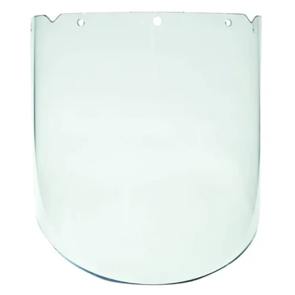 MSA 10115844 V-Gard Heavy-Duty Molded Polycarbonate Visor Anti-Fog/Anti-Scratch – Clear, 9.25" x 17" x 0.98"