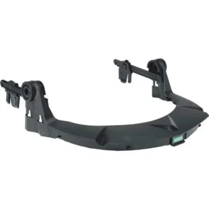 MSA 10121266 V-Gard HDPE Visor Frame for Slotted Caps (Black) – One Size