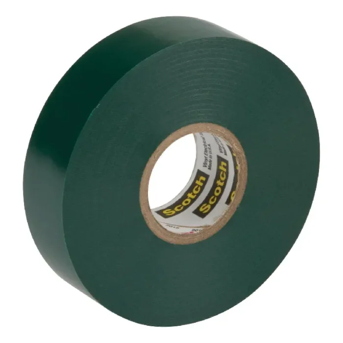 3M 10851 Scotch 35 Vinyl Electrical Tape Green, 0.75 in x 66 ft - Image 2