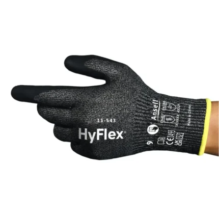 Ansell 11-543 HyFlex Cut-Resistant Gloves, INTERCEPT A7- Size 11 - XXL - Pair