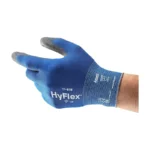 Ansell 11-618 HyFlex Ultra-Lightweight Work Gloves, PU Coated Palm - Size 6 - XS - 12 Pairs