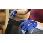 Ansell 11-618 HyFlex Ultra-Lightweight Work Gloves, PU Coated Palm - Size 6 - XS - 12 Pairs - Image 4
