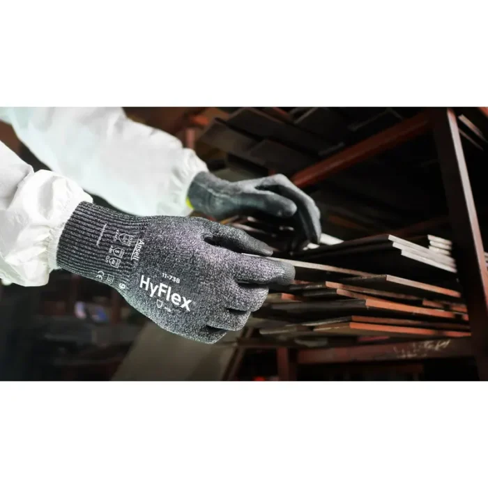 Ansell 11-738 HyFlex FORTIX Cut-Resistant Gloves, INTERCEPT A4, - Size 11 - XXL - Pair - Image 4