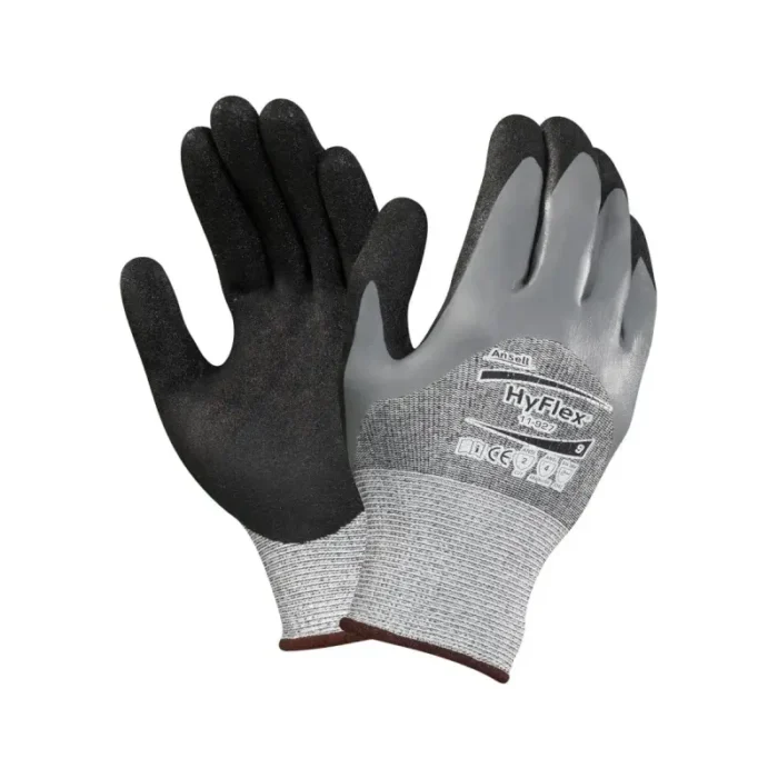 Ansell 11-927 HyFlex Oil-Repellent and Cut Protection Gloves - Size 10 - XL - Pair - Image 1