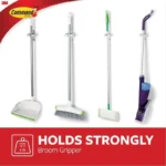3M 17007-S6NA Command Broom Gripper, White/Gray - 6 Pack - Image 4