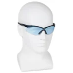 Kleenguard 19639 V30 Nemesis Safety Glasses, Light Blue Lenses with Blue Frame - 12 Pairs - Image 4
