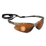 Kleenguard 19644 V30 Nemesis Safety Glasses, Bronze Lenses with Camo Frame - 12 Pairs - Image 2