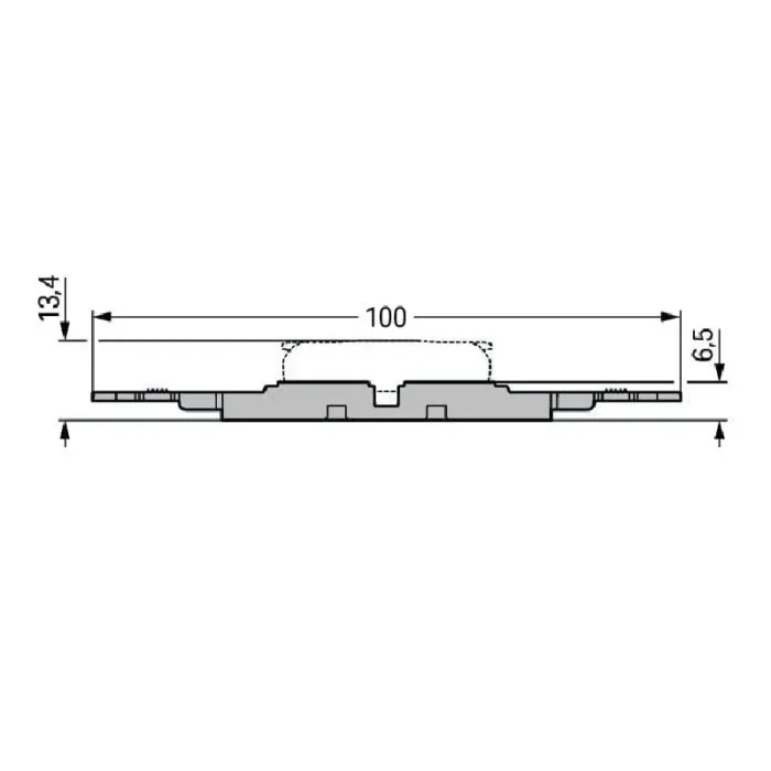 WAGO 221-2502 Mounting Carrier For Inline Series Splicing Connector - Image 5