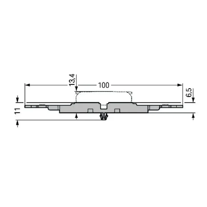WAGO 221-2512 Mounting Carrier For Inline Series Splicing Connector - Image 4