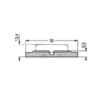 WAGO 221-2521 Mounting Carrier For Inline Series Splicing Connector - Image 4