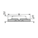 WAGO 221-2522 Mounting Carrier For Inline Series Splicing Connector - Image 4