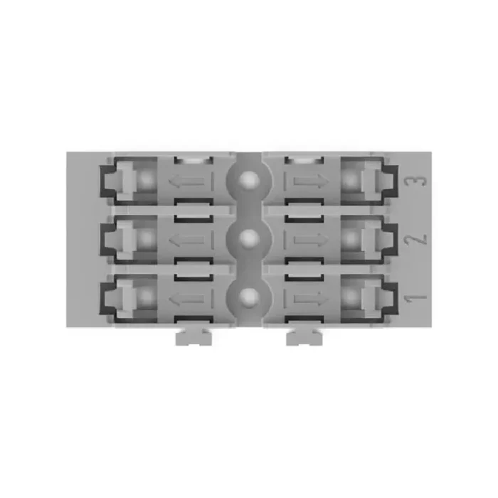 WAGO 221-2523 Mounting Carrier For Inline Series Splicing Connector - Image 3