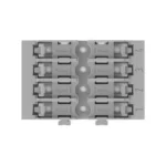 WAGO 221-2524 Mounting Carrier For Inline Series Splicing Connector - Image 3