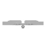 WAGO 221-2533 Mounting Carrier For Inline Series Splicing Connector - Image 2