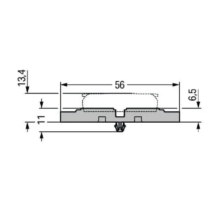 WAGO 221-2533 Mounting Carrier For Inline Series Splicing Connector - Image 4