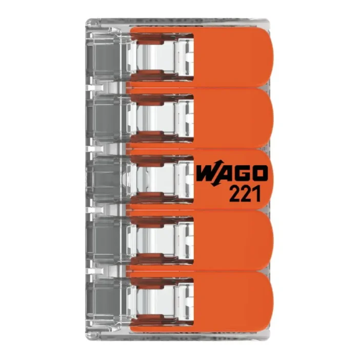 WAGO 221-415 Compact Splicing Connector - 221 Series 12 AWG Lever Connector - Image 5