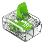 WAGO 221-422 Green Range Compact Splicing Connector - 221 Series 12 AWG Lever Connector - Image 3
