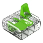 WAGO 221-423 Green Range Compact Splicing Connector - 221 Series 12 AWG Lever Connector - Image 3