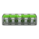 WAGO 221-425 Green Range Compact Splicing Connector - 221 Series 12 AWG Lever Connector - Image 3