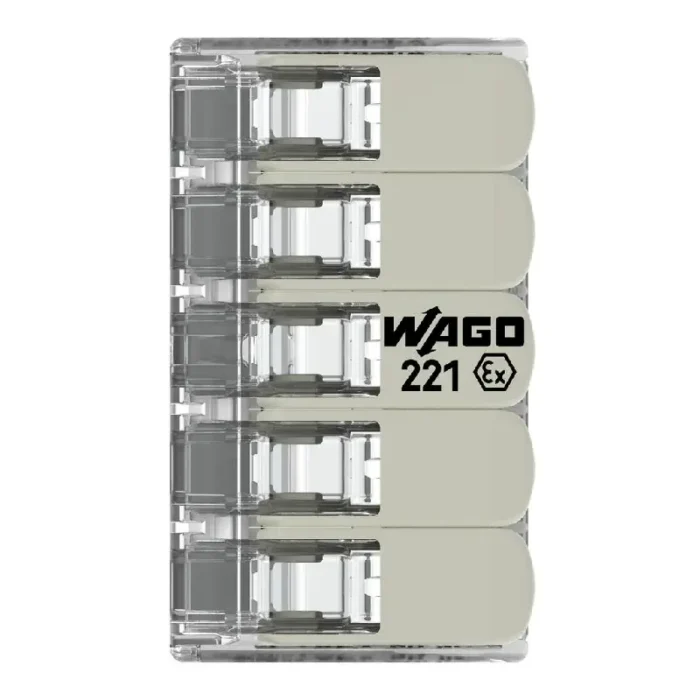WAGO 221-485 Ex Range Compact Splicing Connector - 221 Series 12 AWG Lever Connector - Image 5