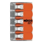 WAGO 221-615 Compact Splicing Connector - 221 Series 10 AWG Lever Connector - Image 4