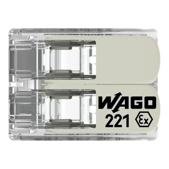 WAGO 221-682 Ex Range Compact Splicing Connector - 221 Series 10 AWG Lever Connector - Image 4
