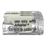 WAGO 221-683 Ex Range Compact Splicing Connector - 221 Series 10 AWG Lever Connector - Image 6