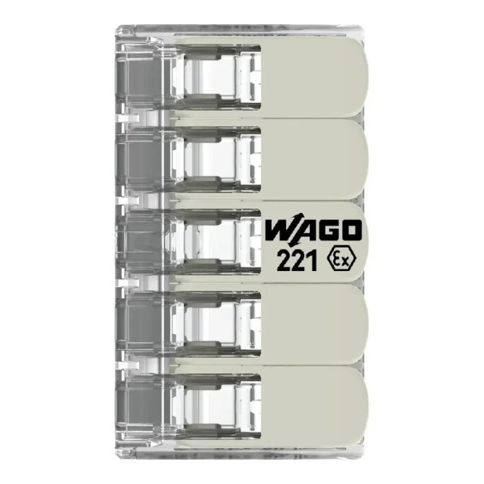 WAGO 221-685 Ex Range Compact Splicing Connector - 221 Series 10 AWG Lever Connector - Image 5