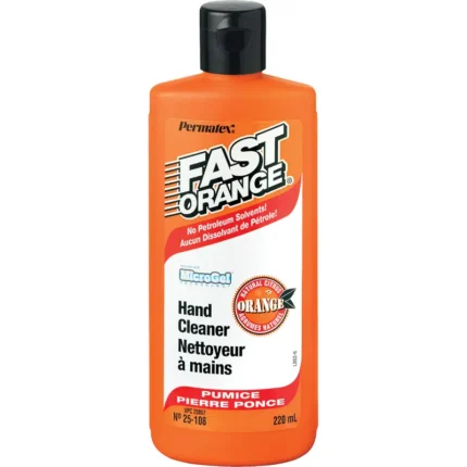 Fast Orange 25102 Hand Cleaner – Pumice Formula, Citrus Scent, 221ml Bottle