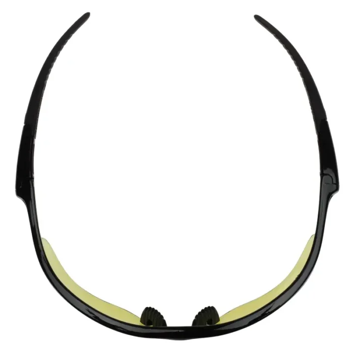 Kleenguard 25659 V30 Nemesis Safety Glasses, Amber Lenses with Black Frame  - 12 Pairs - Image 4