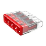 WAGO 2773-404 Compact Pushwire Connector, 4-Port Push-In Wire Connector, 12 AWG - 2773 Series - Image 2