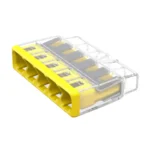 WAGO 2773-405 Compact Pushwire Connector, 5-Port Push-In Wire Connector, 12 AWG - 2773 Series - Image 2