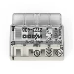 WAGO 2773-408 Compact Pushwire Connector, 8-Port Push-In Wire Connector, 12 AWG - 2773 Series - Image 3