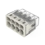 WAGO 2773-408 Compact Pushwire Connector, 8-Port Push-In Wire Connector, 12 AWG - 2773 Series - Image 2