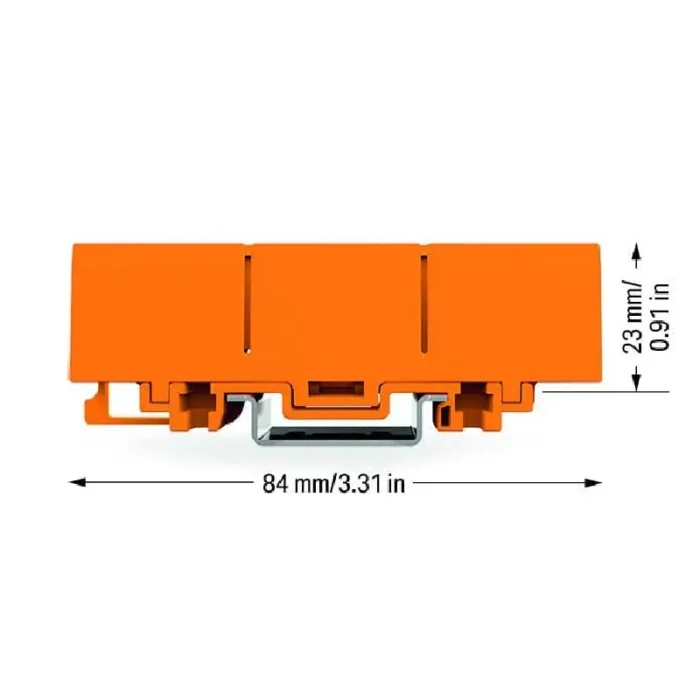 WAGO 2773-500 Mounting Carrier 2773 Series - For 2773 Series - Image 2