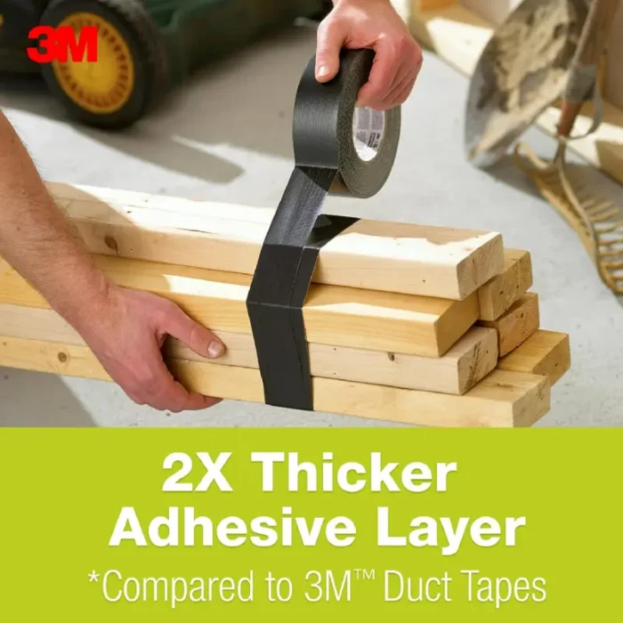 3M 2830-B Extreme Hold Duct Tape Black, 1.88 in x 30 yd - Image 4