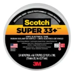 3M 6132 Super 33+ Vinyl Electrical Tape, Black, 0.75 in x 66 ft