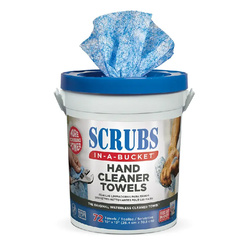 42272 SCRUBS 42272 In-A-Bucket Hand Cleaner Towels - Image 1