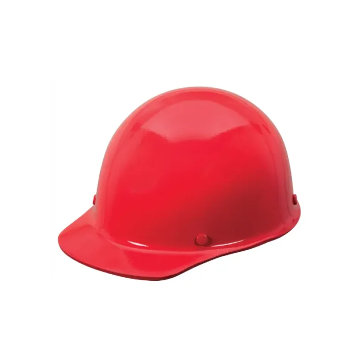 MSA 475398 Skullgard Hard Hat Cap Style Red - w/ Fas-Trac III Suspension, Standard - Image 1