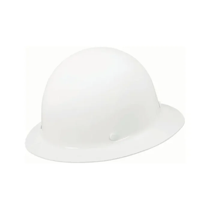 MSA 475408 Skullgard Protective Hat White - w/ Fas-Trac III Suspension, Standard - Image 1