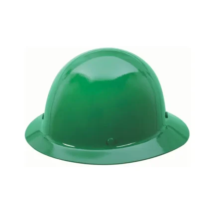 MSA 475411 Skullgard Protective Hat Green - w/ Fas-Trac III Suspension, Standard