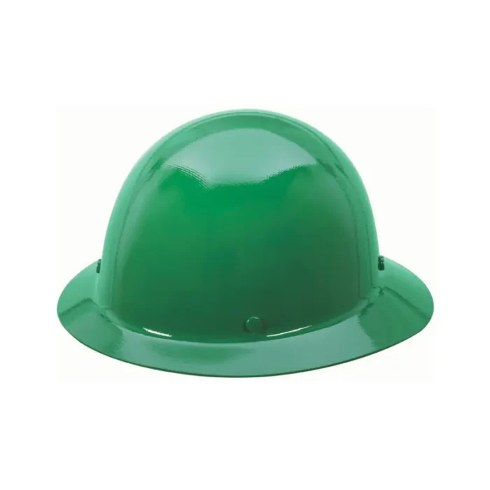 MSA 475411 Skullgard Protective Hat Green - w/ Fas-Trac III Suspension, Standard - Image 1