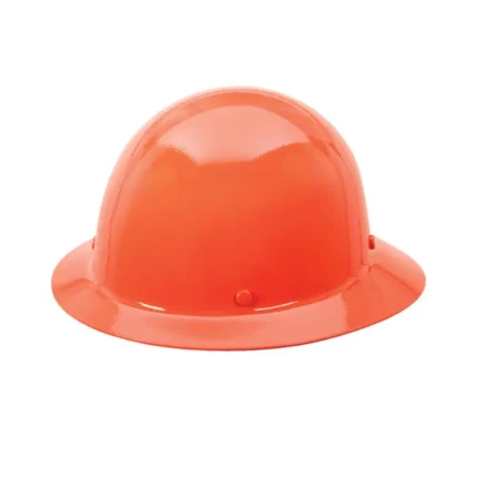 MSA 475416 Skullgard Full Brim Hard Hat Orange w/ Fas-Trac III Suspension, Standard