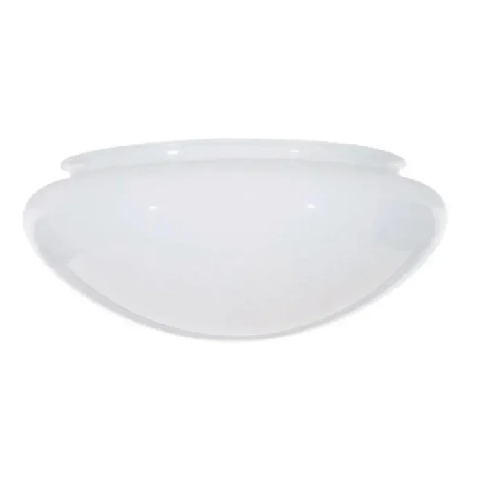 Satco 50-331 - 10 Inch Mushroom Glass Shade; 11-1/2 inch Diameter; 9-7/8 inch Fitter; 4-9/16 inch Height; Sprayed White Inside - Image 1