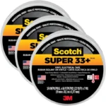 3M 6132 Super 33+ Vinyl Electrical Tape, Black, 0.75 in x 66 ft - Image 2