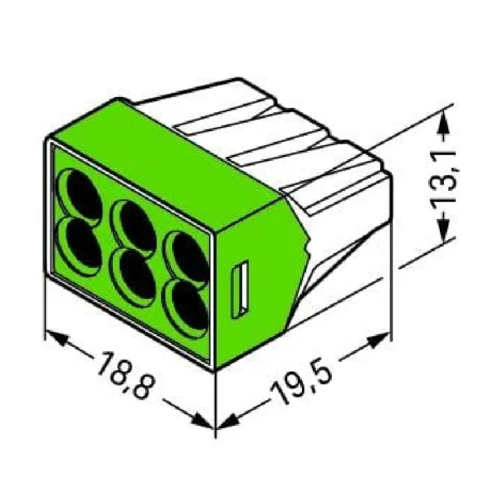 WAGO 773-116 Wall-Nuts Push Wire Connector - Image 2