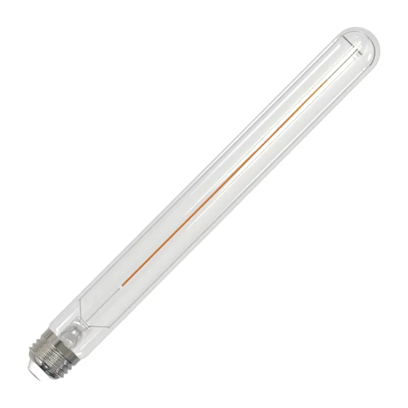 776945 Bulbrite 776945 5W LED T9 (11") Long Tubular Filament Bulb, 2700K Warm White, Clear, Dimmable, E26 Base - Image 1