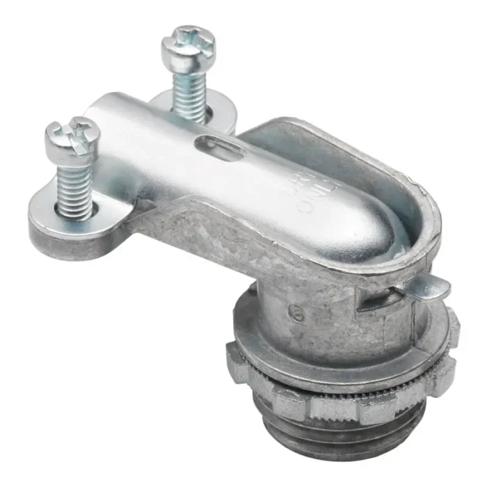 NSI 801-DC2 90-Degree Connector 3/8″, Die Cast Zinc - Image 1