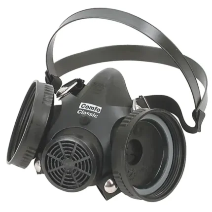 MSA 808076 Comfo Classic Respirator, Hycar/Silicone – Large