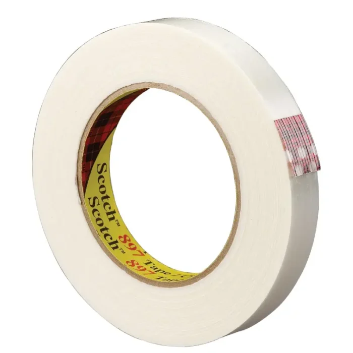 3M 897-18X55 Filament Tape, 897, clear, 0.70" x 60.14 yd - Image 2